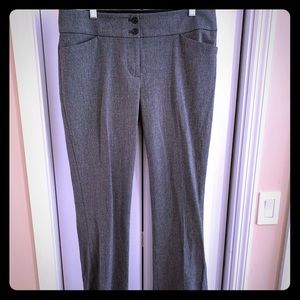 Black/white patterned boot cut trouser from LOFT